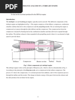 Turbojet Engine Overview and Analysis | PDF | Gas Turbine | Mechanics
