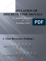 L04A - Manipulation of Discrete Time Signals
