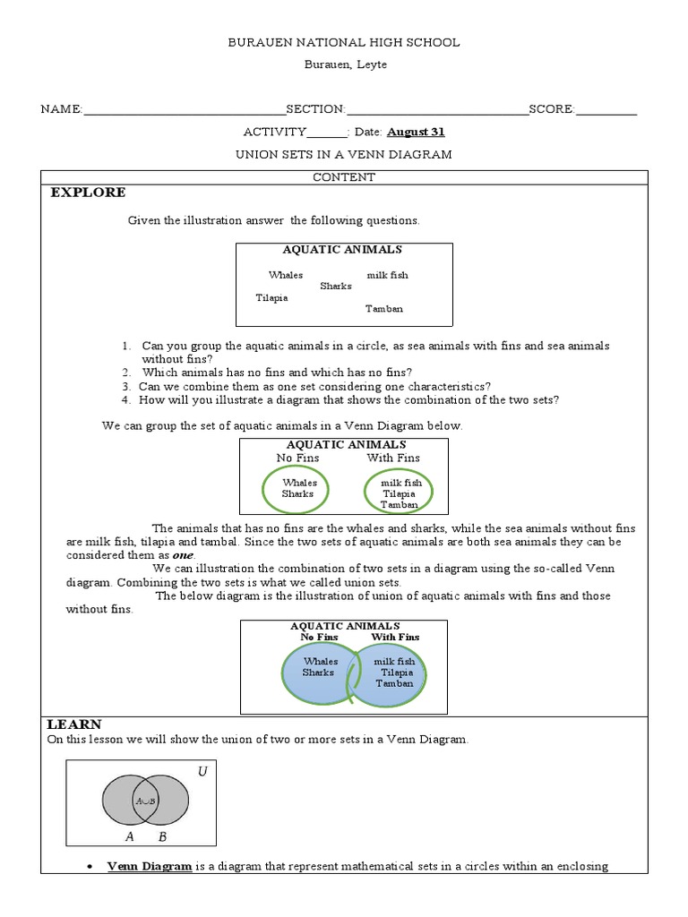 ACIVITY SHEETS MATH 7 Final - 1 | PDF