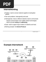 Internetworking: 1 Coms22101 Lecture 9