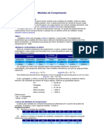 Medidas de comprimento e área