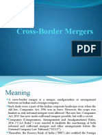 Cross Border Mergers