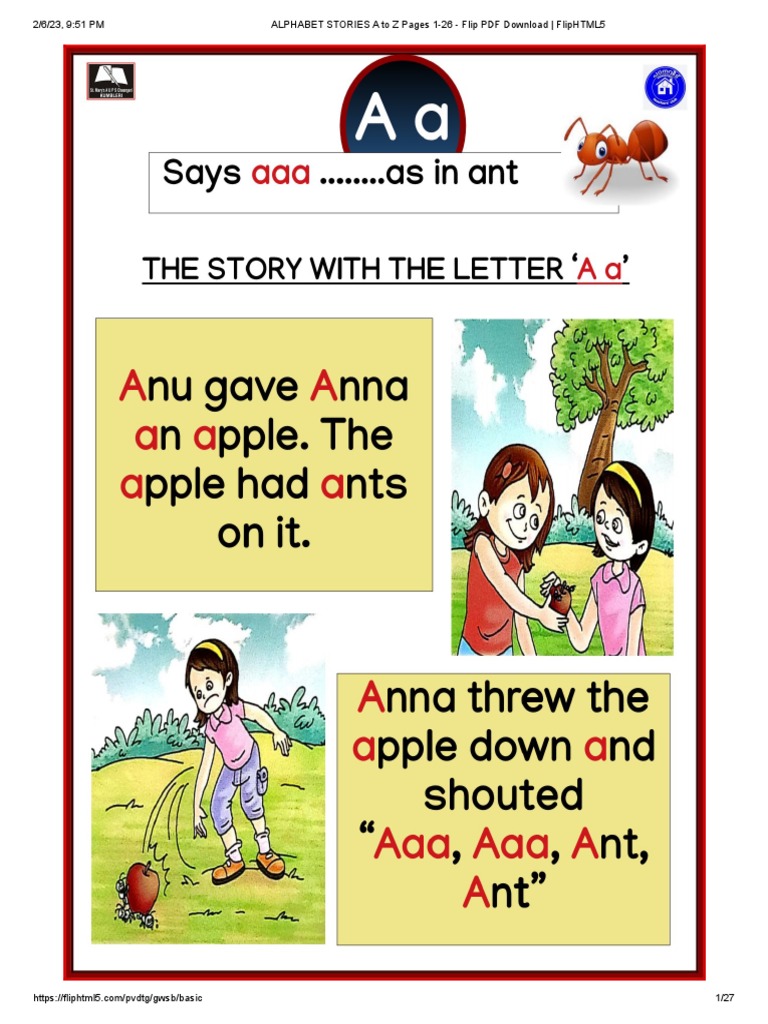 洋書 ALPHABET STORIES ALPHABET STORIES A To Z Pages 1-26 - Flip PDF Download