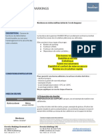 Fiche Technique BORDURES - Geveko Markings