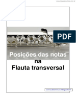 [Cliqueapostilas.com.Br] Posicoes Das Notas Na Flauta Transversal