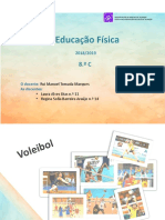 Voleibol e Atletismo - 8º Ano - 3º Período