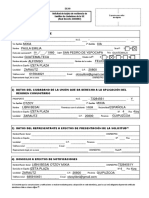 Solicitud Formulario EX-24 Residencia | PDF