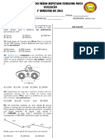 Distâncias e medidas em exercícios de matemática