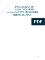 Historia Clínica en Traumatologia Dental