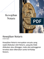 Kewajiban Notaris