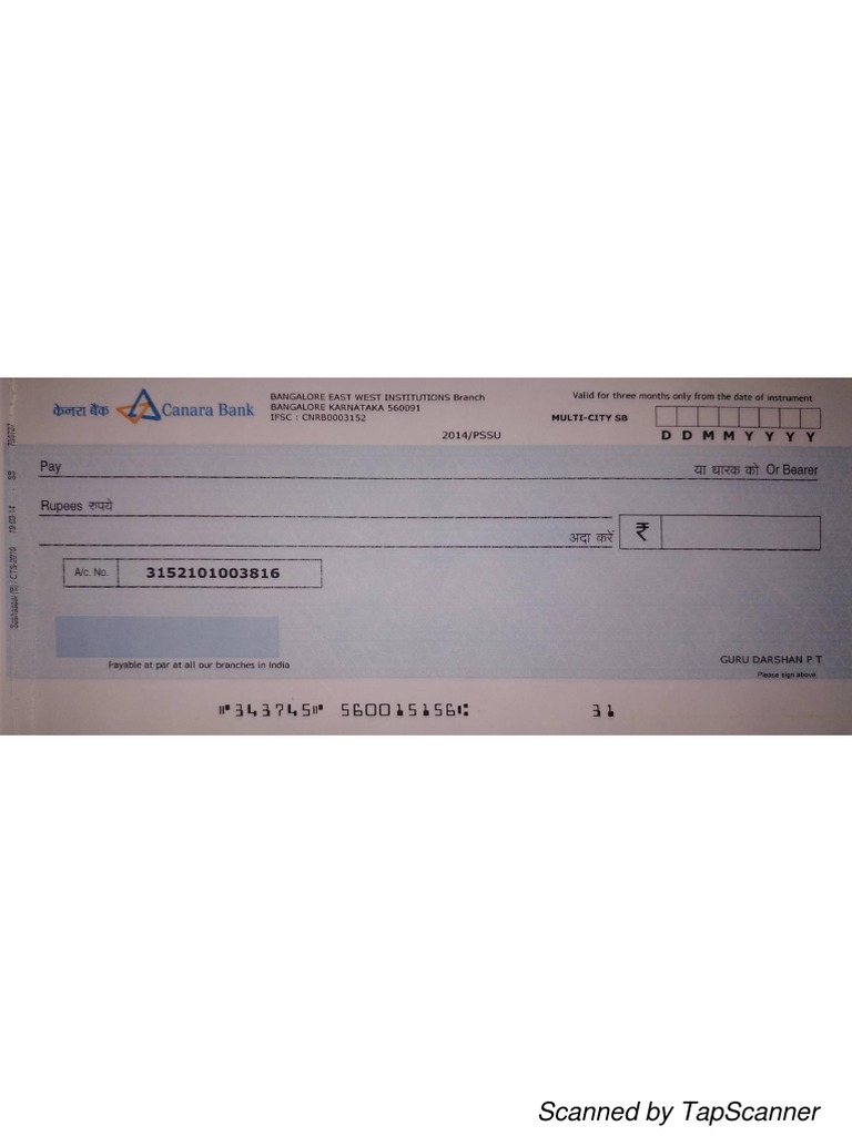 Cheque Leaf PDF