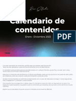 Calendario de Contenido A