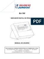 Manual BJ 750