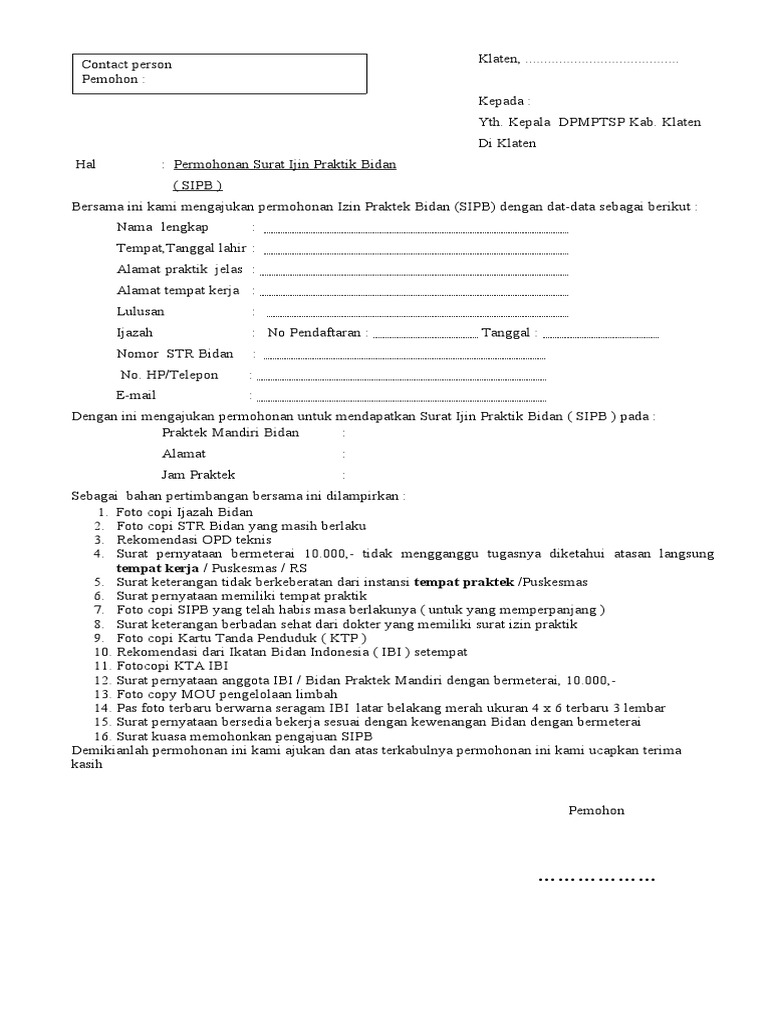 Syarat Sipb Mandiri 2021 Pdf