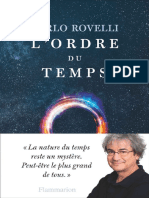 Carlo Rovelli - L'Ordre Du Temps (2018, Flammarion)