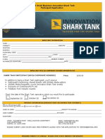 AFCEA Small Business Innovation Shark Tank Application