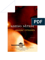 Annie Ernaux - Samo Strast