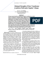 2013-04 Breakdown and Withstand Strengths of Ester Transformer Liquids in A Quasi-Uniform Field Under Impulse Voltages