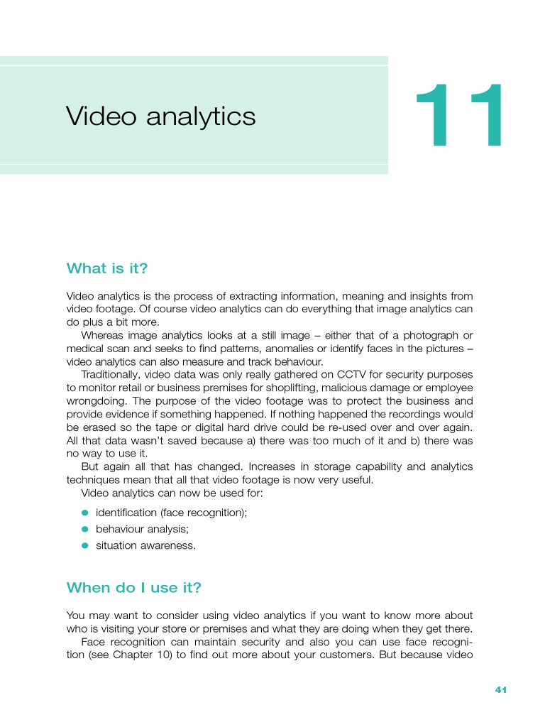 Video Analytics for Business Insights | PDF | Analytics | Closed ...