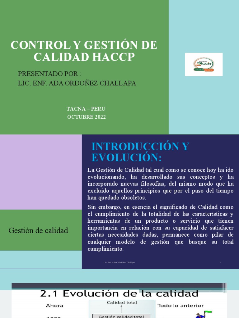 Control y Gestion de Calidad 56-2022 | PDF | Análisis de Riesgo y ...
