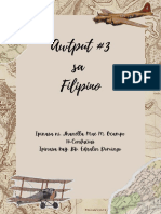 Awtput 3 Sa Filipino
