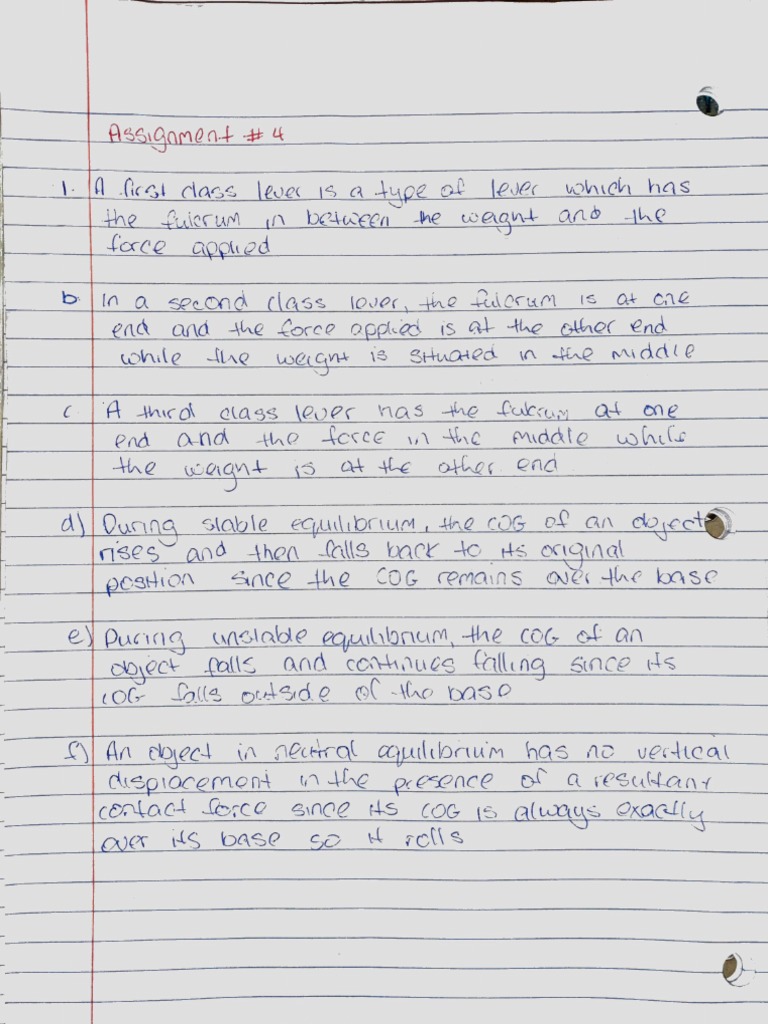 Assignment 4 (Physics) | PDF