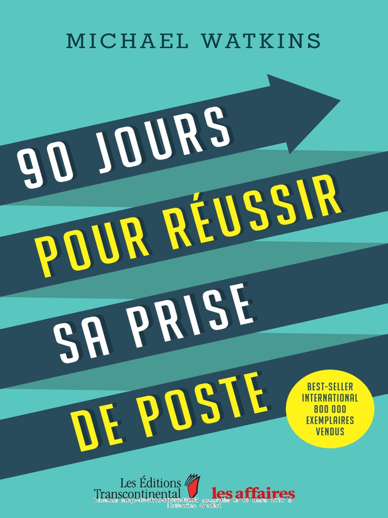 90 Jours Pour Reussir Sa Prise de Poste, PDF, Apprentissage