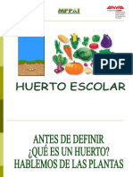 Huerto ESCOLAR