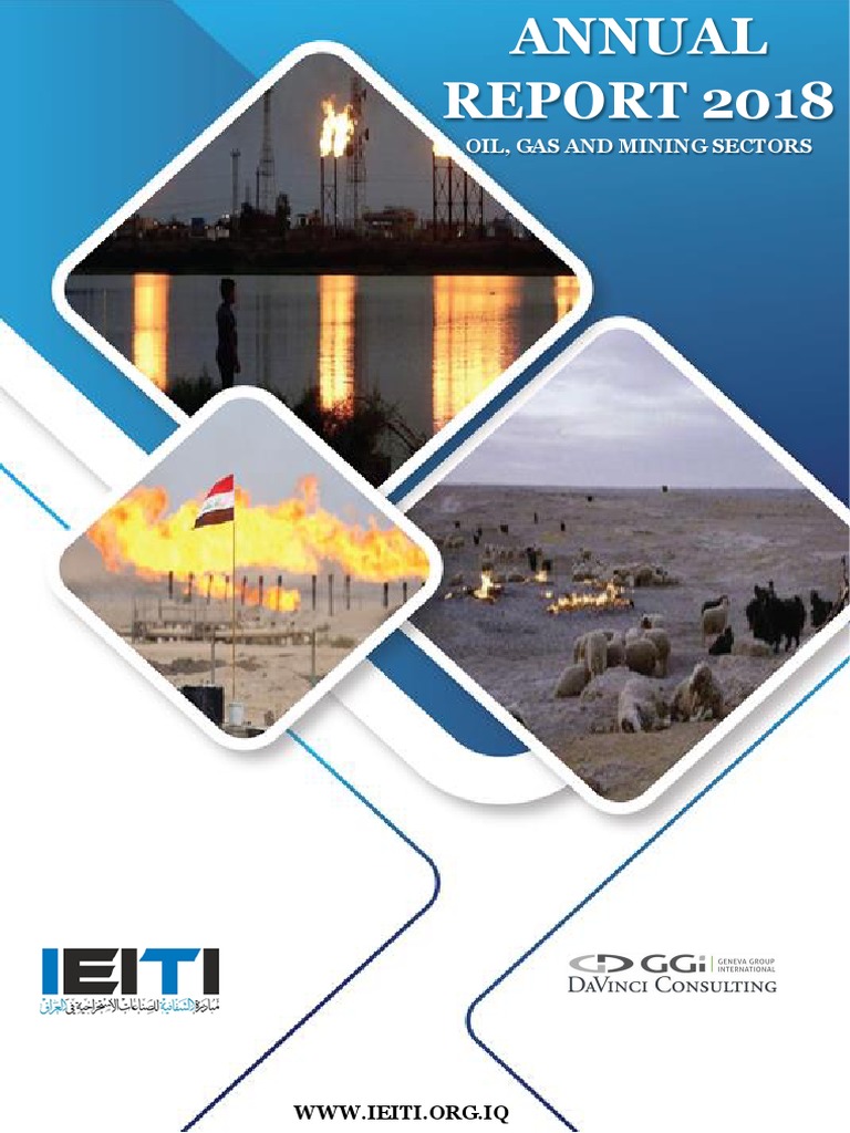 Iraq 2018 Eiti Report en PDF Oil Refinery Gasoline