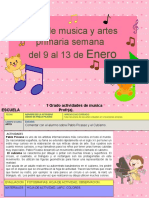 Plan de música y artes primaria