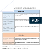 Evaluation Worksheet l2 Blair Witch 2023