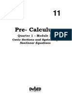 Precalculus Module 1 Lesson 1 1st Grading
