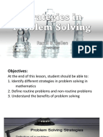 Lesson 5 Strategies in Problem Solving - Lec