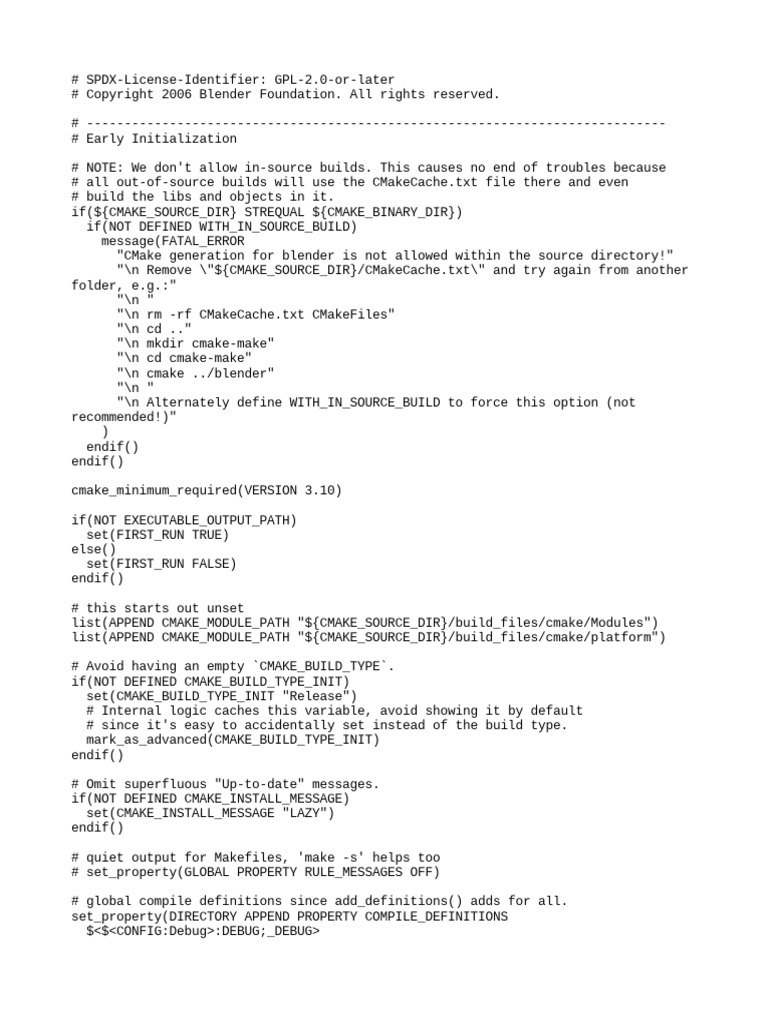 CMake Lists PDF Library Software Development