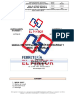 Manual SGSST - Comercializadora El Pintor S.A.S