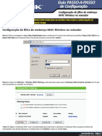 Configuração de Filtro de Endereço MAC Wireless No Roteador - CDR