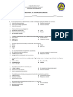 Examen Final Educacion Superior