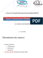 Partie I - Cours Conversion Photovoltaique