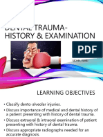 Dental Trauma History and Examination