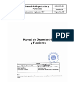 Manual de Organización y Funciones