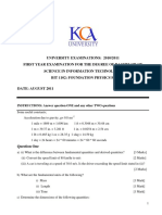 Bit 1102 Foundation Physics For It