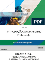 Prof. Tacia - Lições 2.9 e 2.10 - Introd. Ao Marketing 10 A 14.10