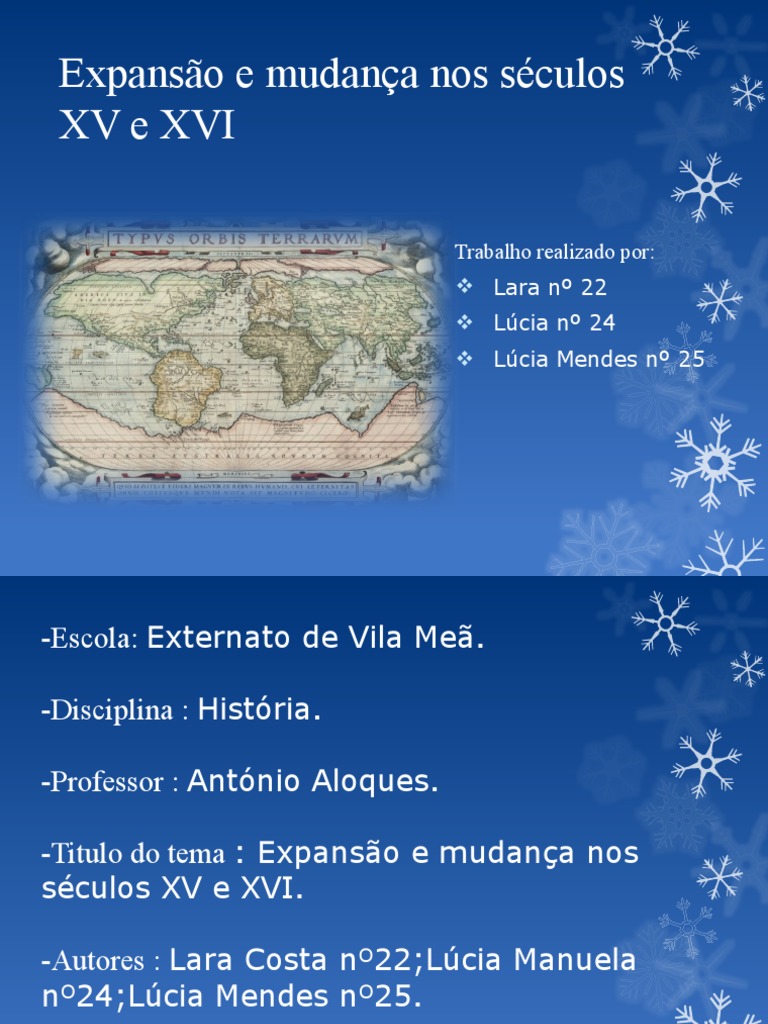 Expansão e Mudança Nos Séculos XV e XVI | PDF
