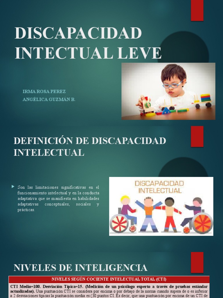 Discapacidad Intectual Leve | PDF | Inteligencia | Cociente de inteligencia