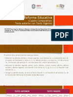 Reforma Educativa (CAMBIOS Cuadro Comparativo)