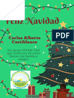 Flyer Fiesta Navidad Evento Ilustración Tradicional Beige Verde Rojo