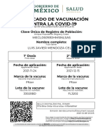 Certificado Vacunacion Luis