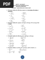 Worksheet I