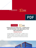 Clase 5 - Familias de Plantas Medicinales 2022-I