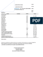 Formato de Resultados de Análisis Químico Clínico (BH)
